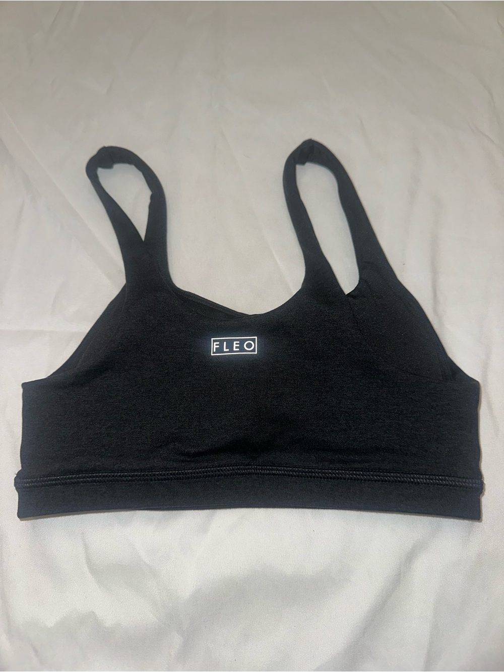 Fleo Black Scoop Sports Bralette
